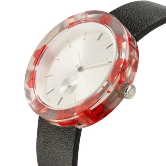 Red Forget-Me-Not Botanist Watch